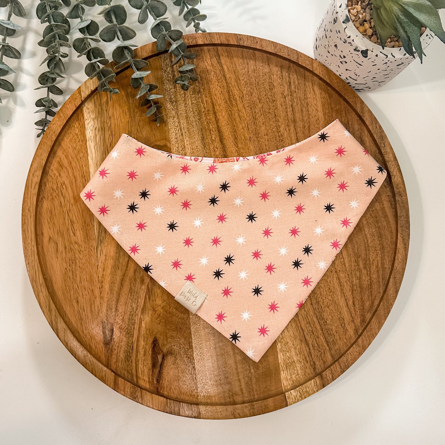 Pink Yee Haw Western Cowgirl Dog Bandana