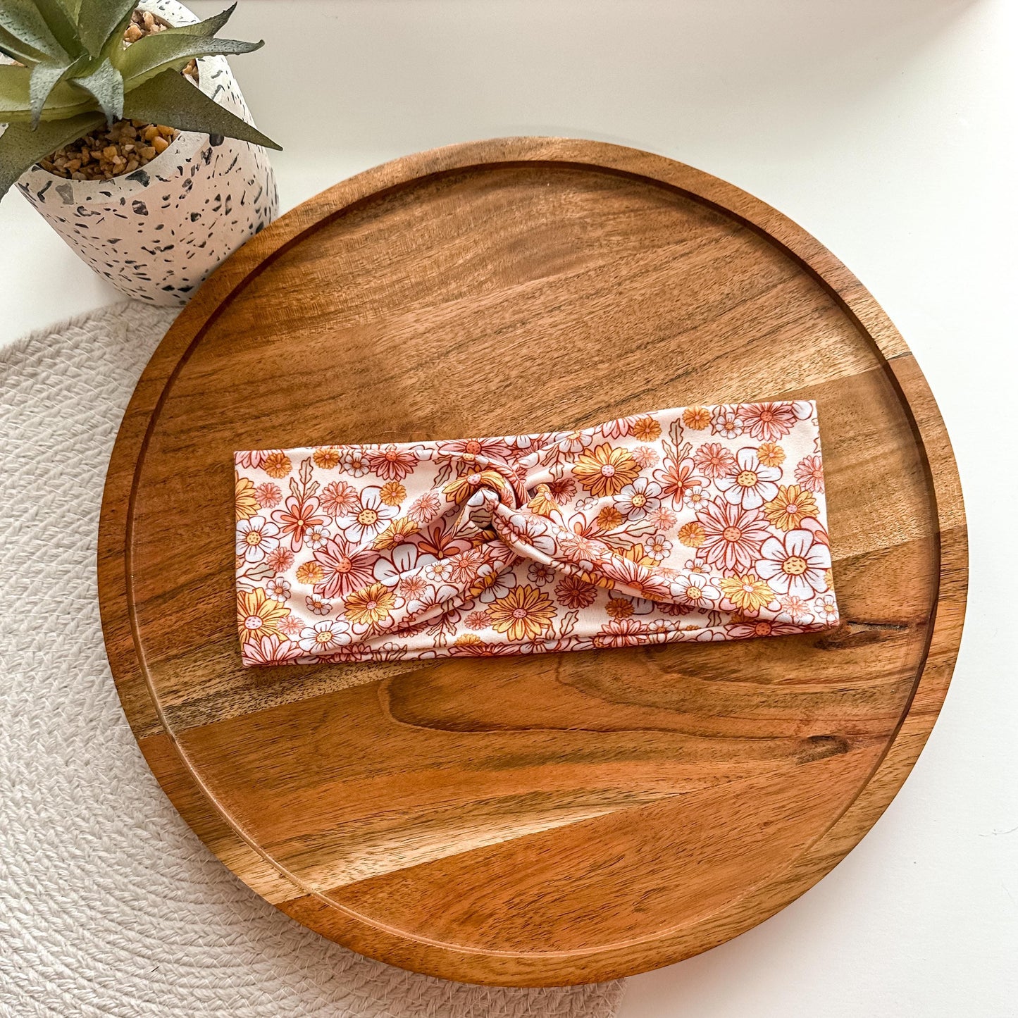 Soft Floral Headband