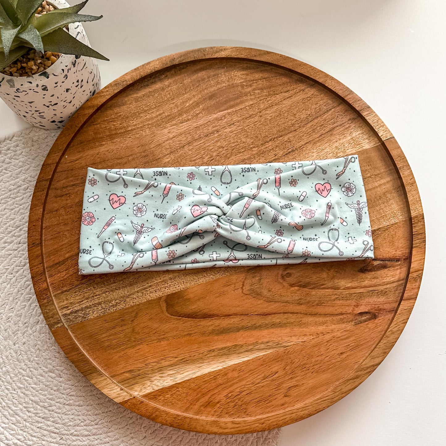 Nurse Floral Headband