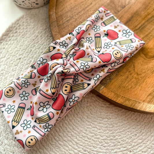 Apple and Smiles Teacher Headband