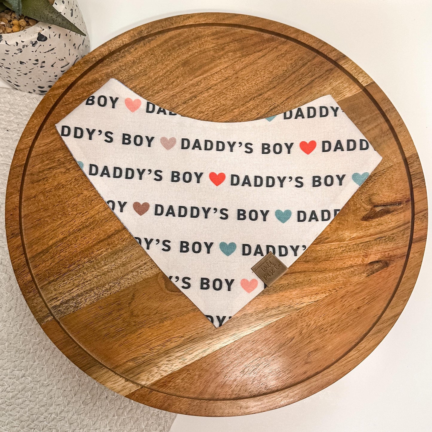 Daddy's Boy Dog Bandana