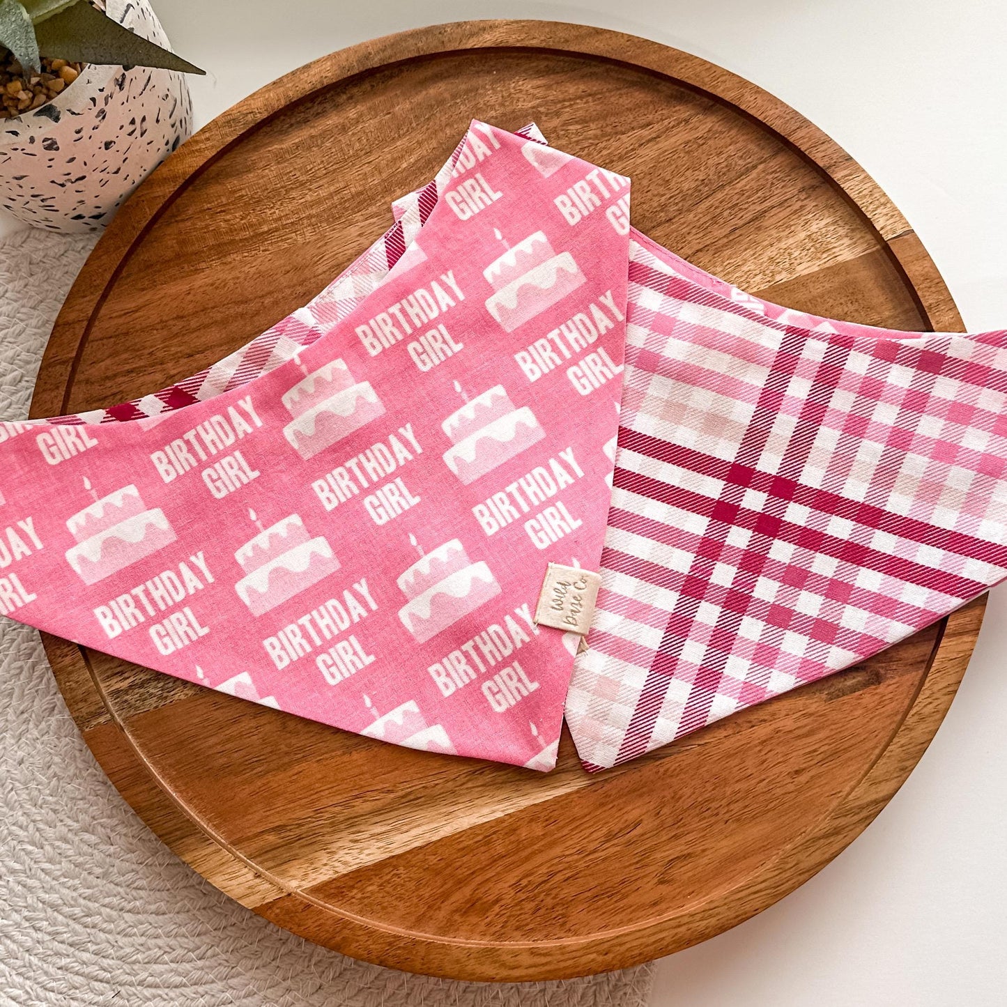 Birthday Girl Dog Bandana