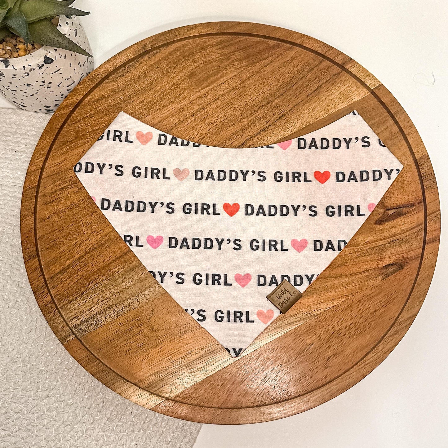 Daddy's Girl Dog Bandana