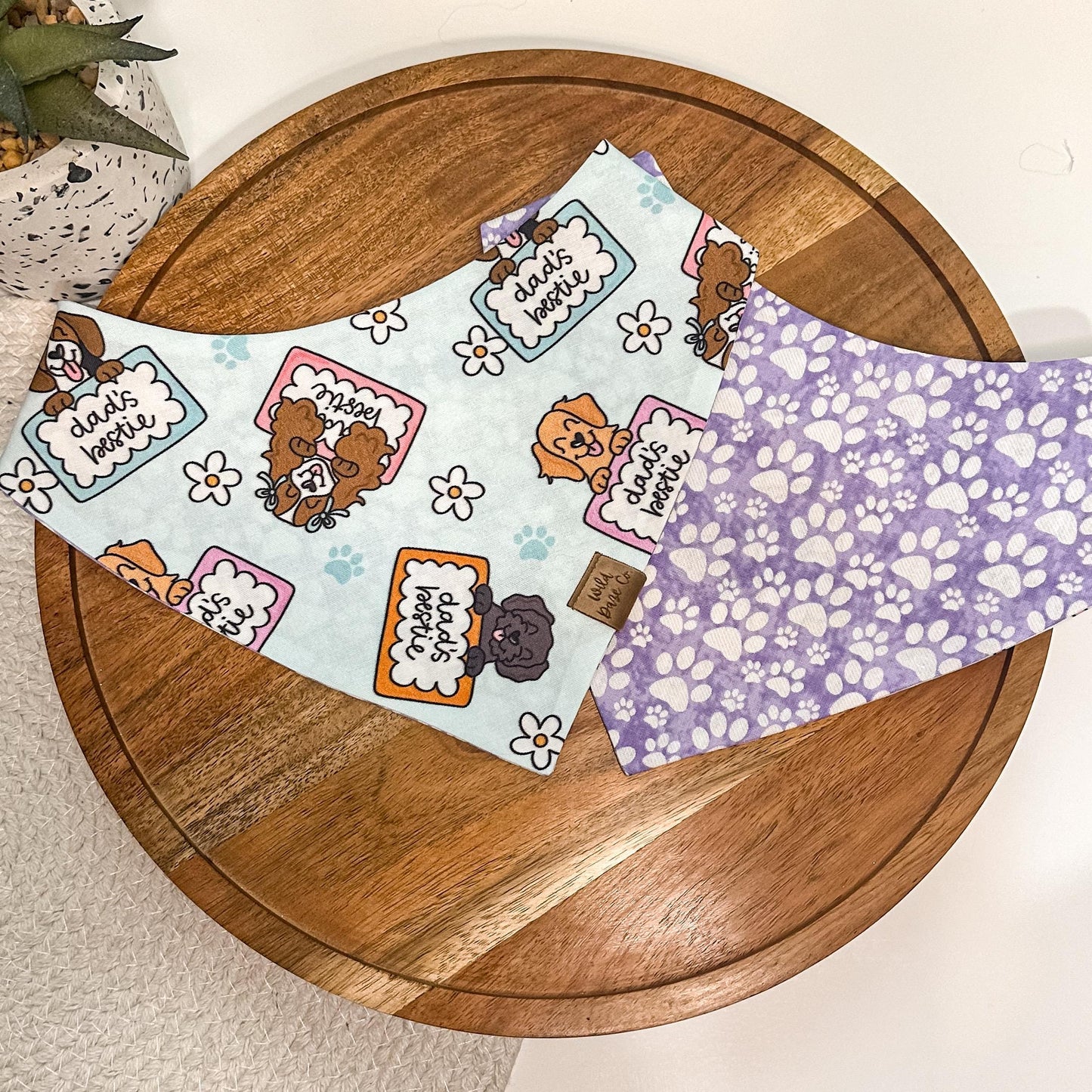 Dad's Bestie Dog Bandana