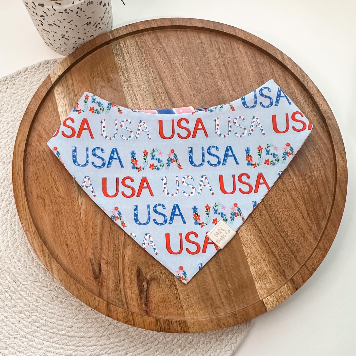 Americana Stars and Stripes Dog Bandana
