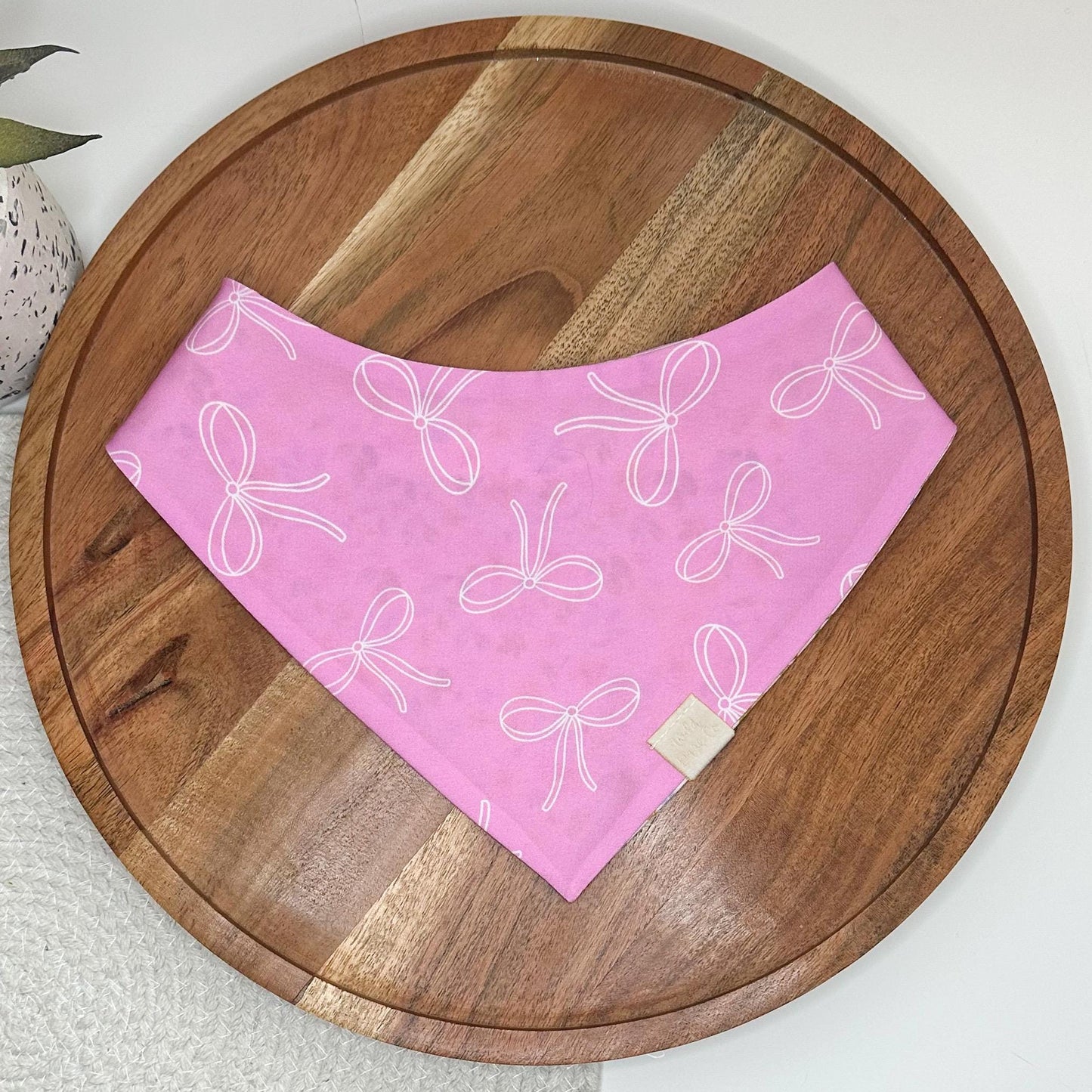 Blooming Flowers and Bows Dog Bandana