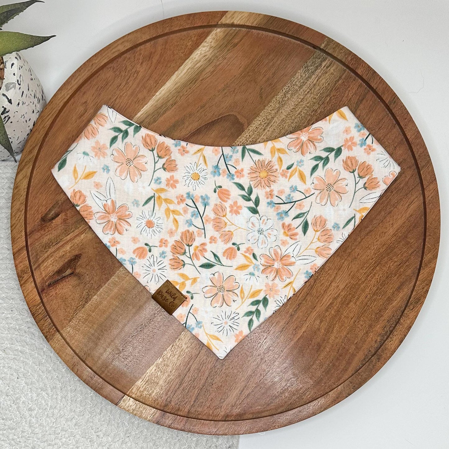 Blooming Flowers and Pups Dog Bandana