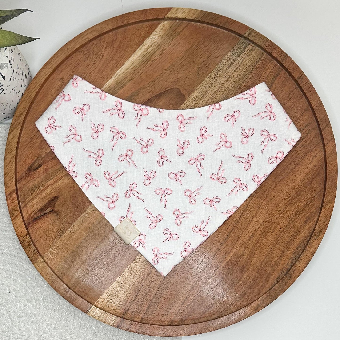 Silly Goose with Coquette Bows Dog Bandana