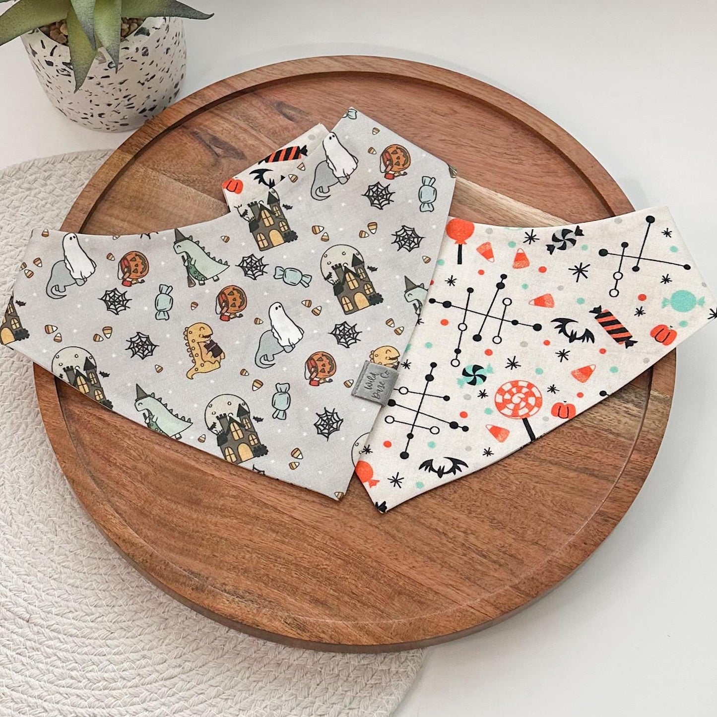 Halloween Dino Dog Bandana