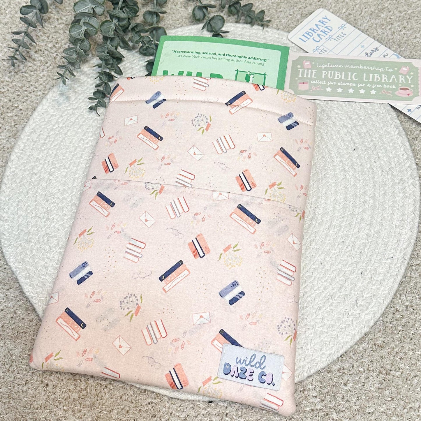 Between the Pages in Pink Book Sleeve