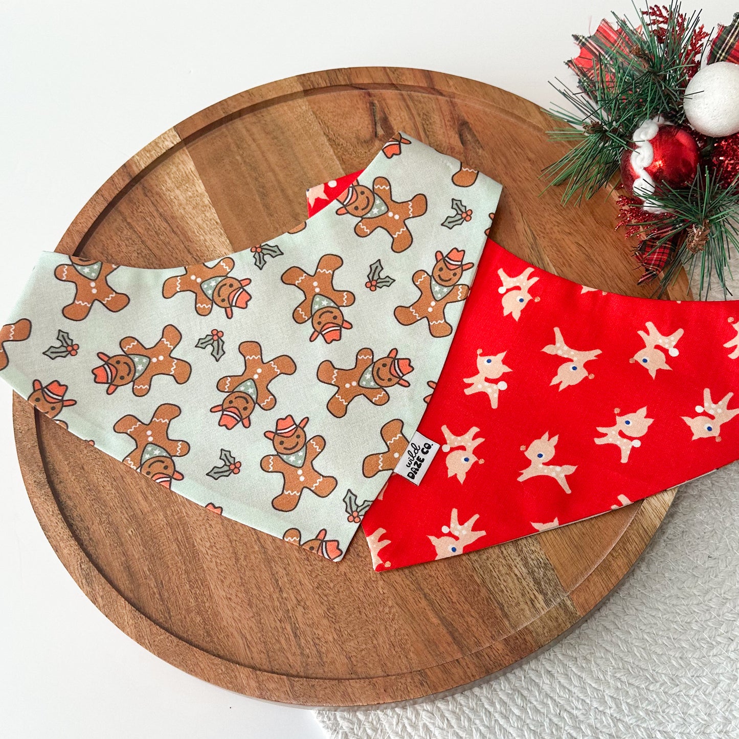 Oh Snap! Western Gingerbread Dog Bandana