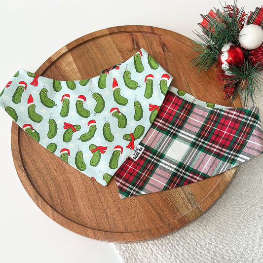 Christmas Pickle Ornaments Dog Bandana