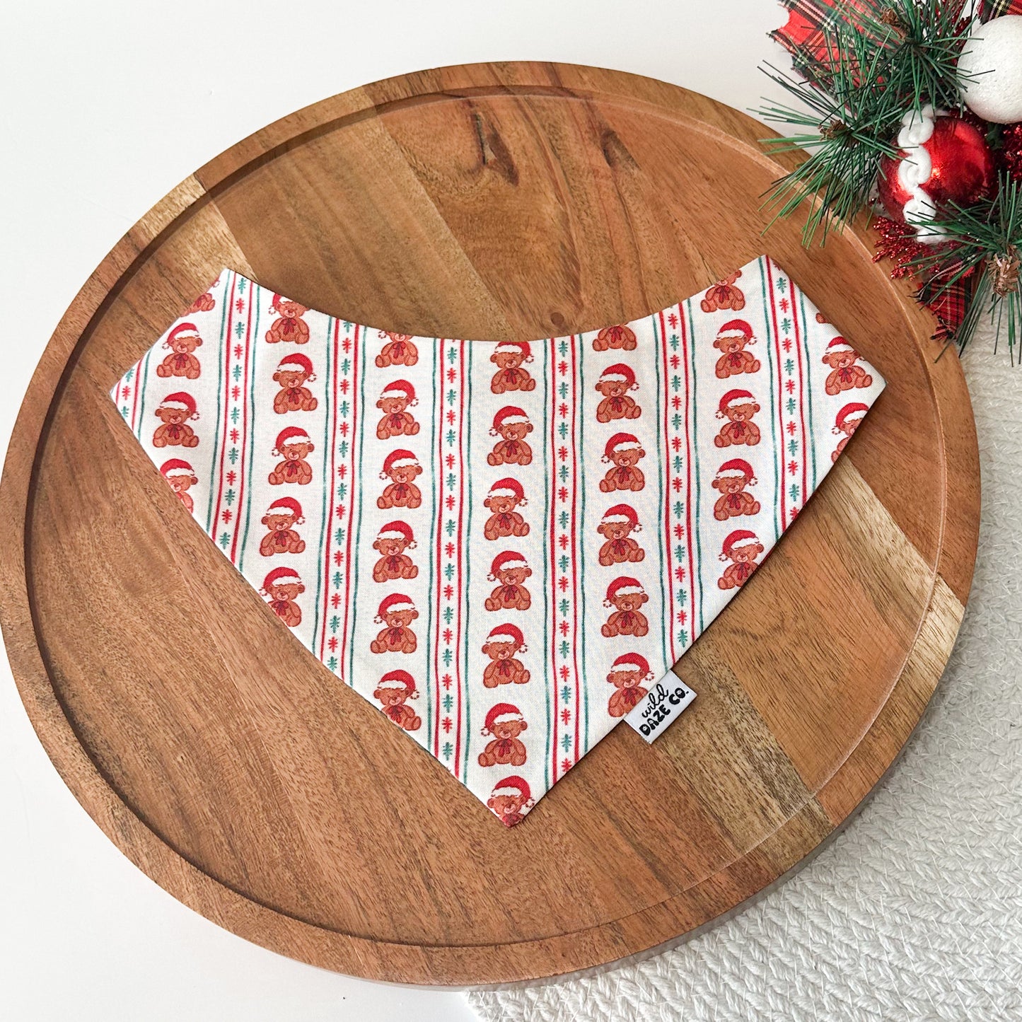 Bear-y Christmas Dog Bandana