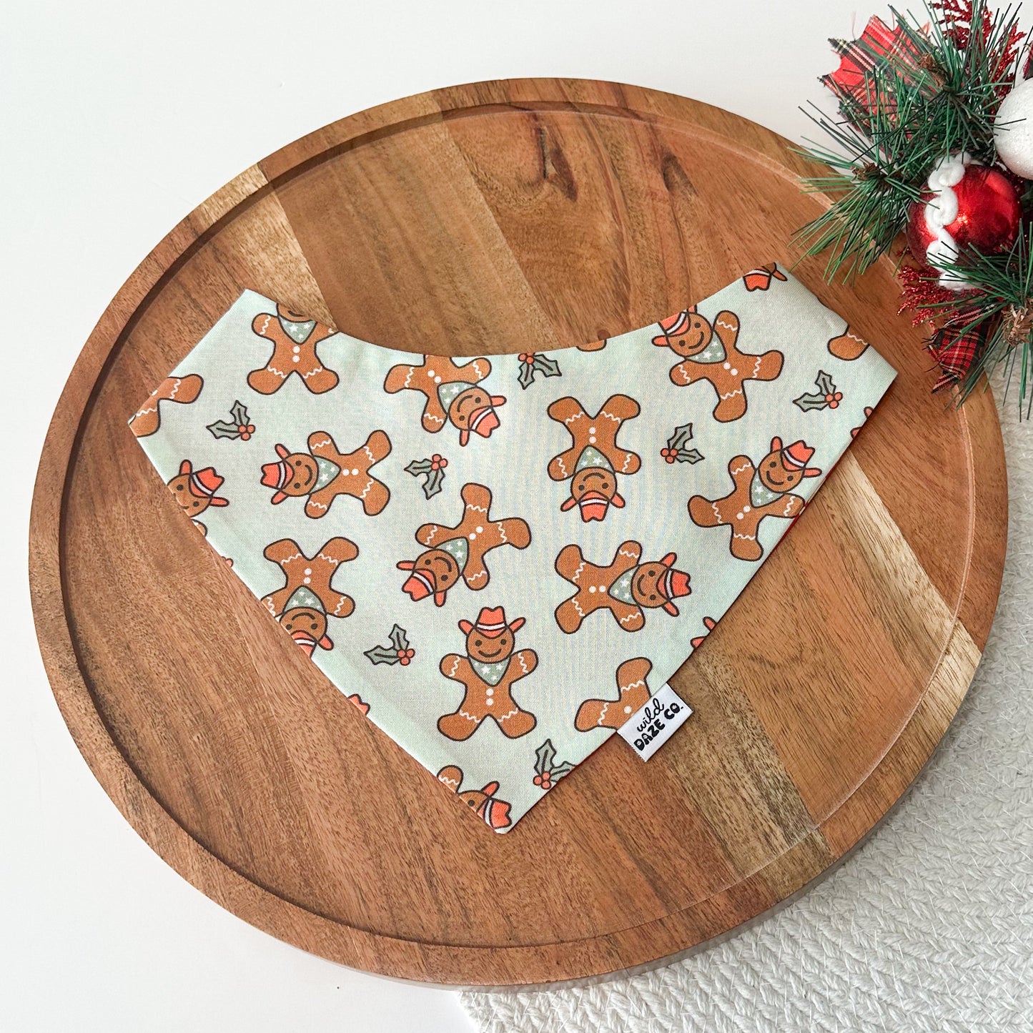 Oh Snap! Western Gingerbread Dog Bandana