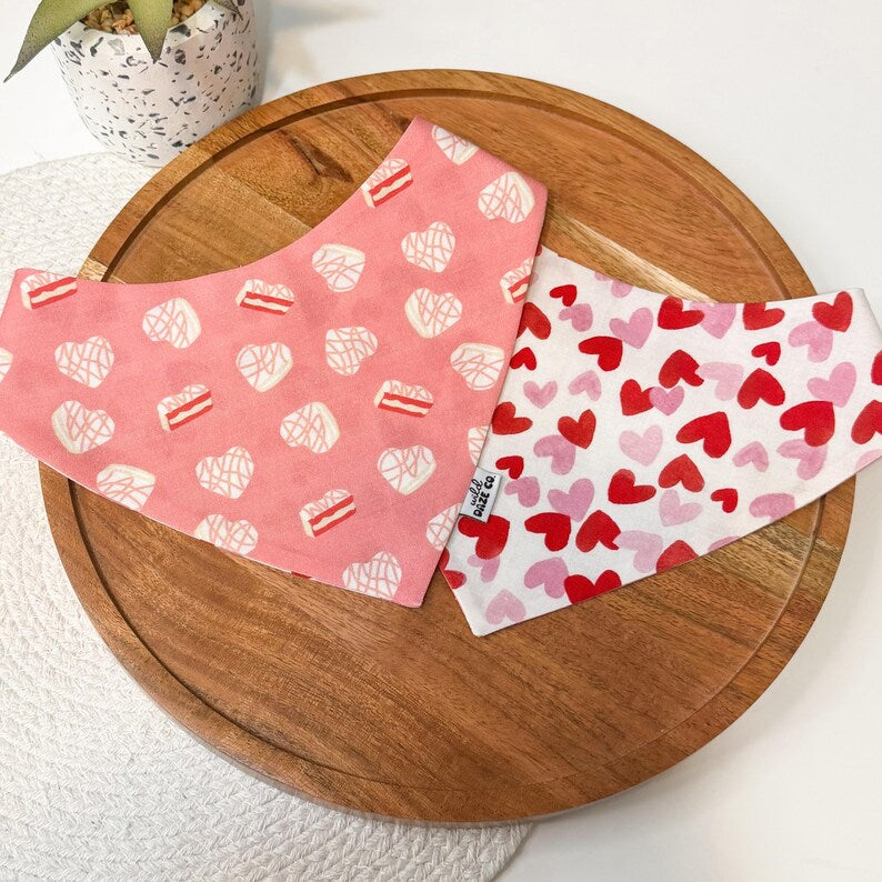 Snack Heart Cakes Dog Bandana