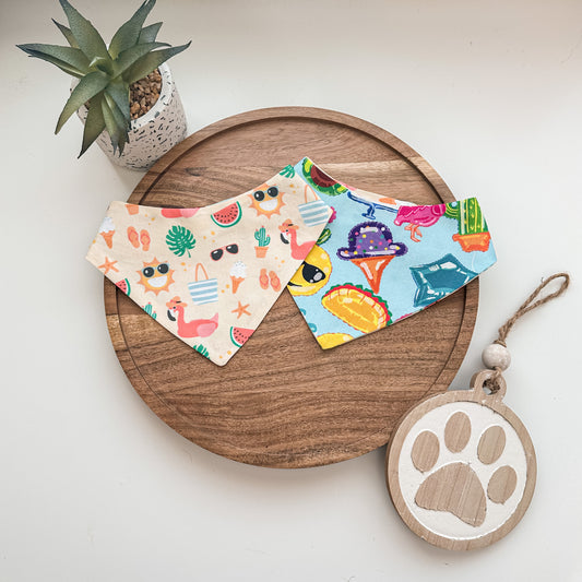 Summer Sunny Beach Day Dog Bandana