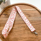 Red Floral Lanyard | Key Lanyard | ID Badge Lanyard