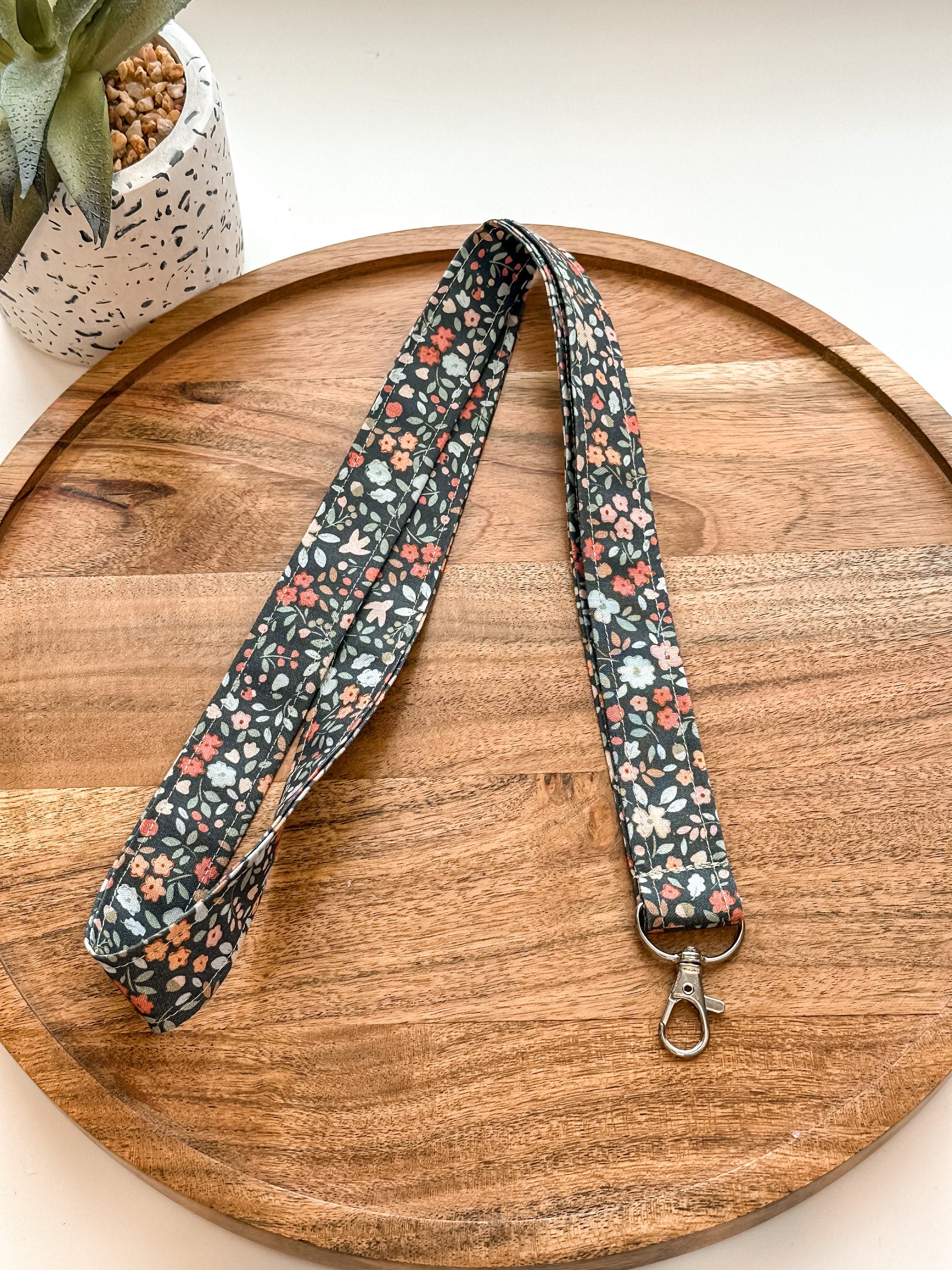 Floral Lanyard | ID Badge Lanyard