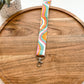 Retro Waves Key Lanyard | ID Badge Lanyard