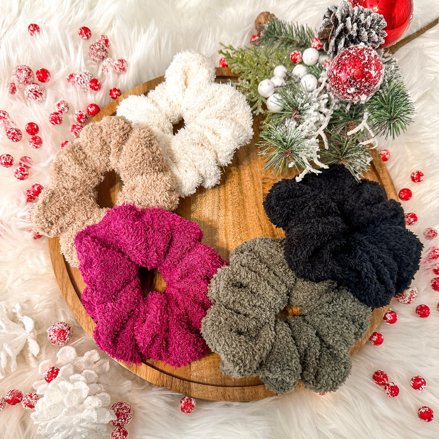 Cozy Handmade Scrunchies