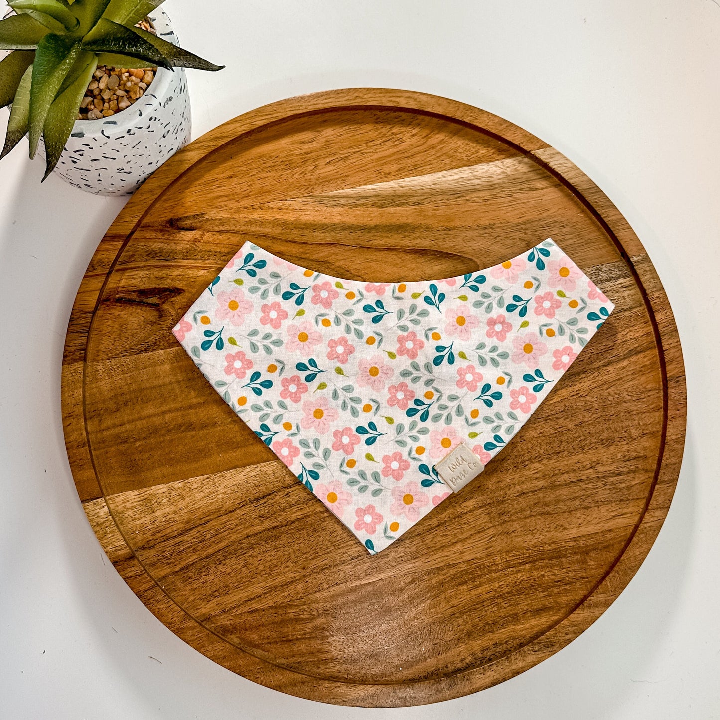 Delicate Spring Floral Dog Bandana