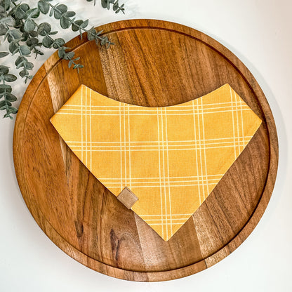 Western Beach and Plaid Dog Bandana