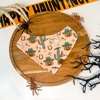 Howdy Pumpkin Dog Bandana