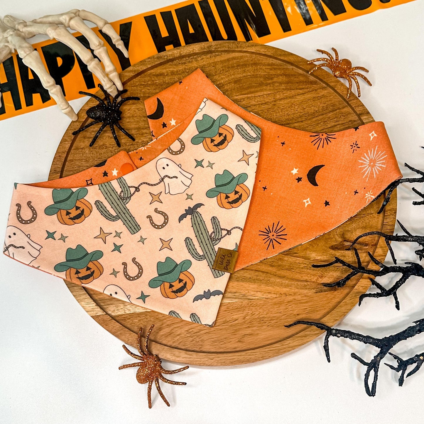 Howdy Pumpkin Dog Bandana