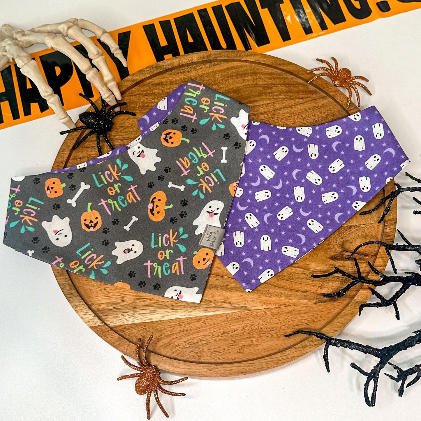 Lick or Treat Halloween Dog Bandana