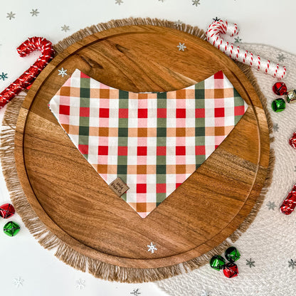 Cozy Christmas Cars Dog Bandana