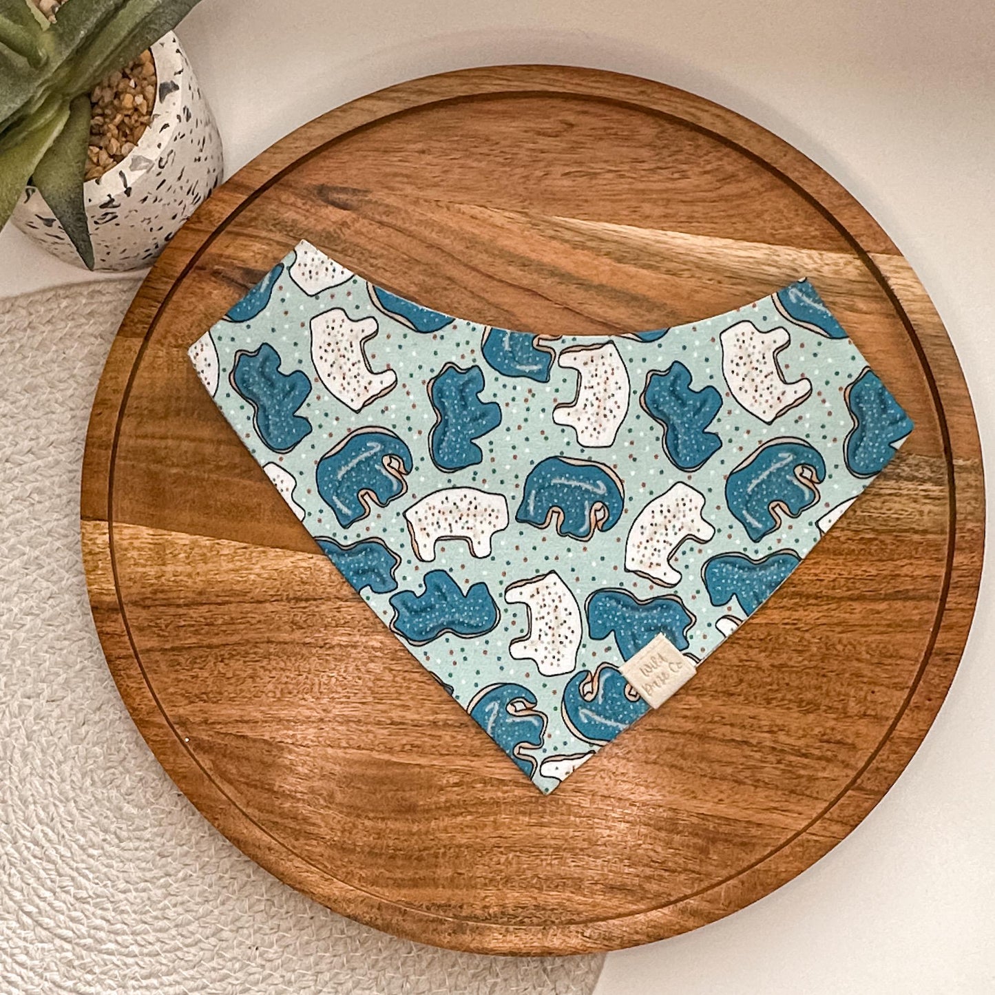 Sweet Treats in Blue Dog Bandana