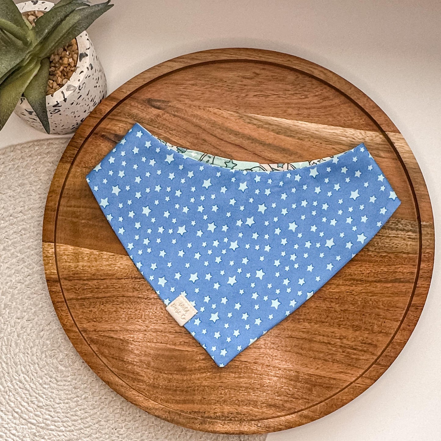 Blue Yee Haw Western Cowgirl Dog Bandana