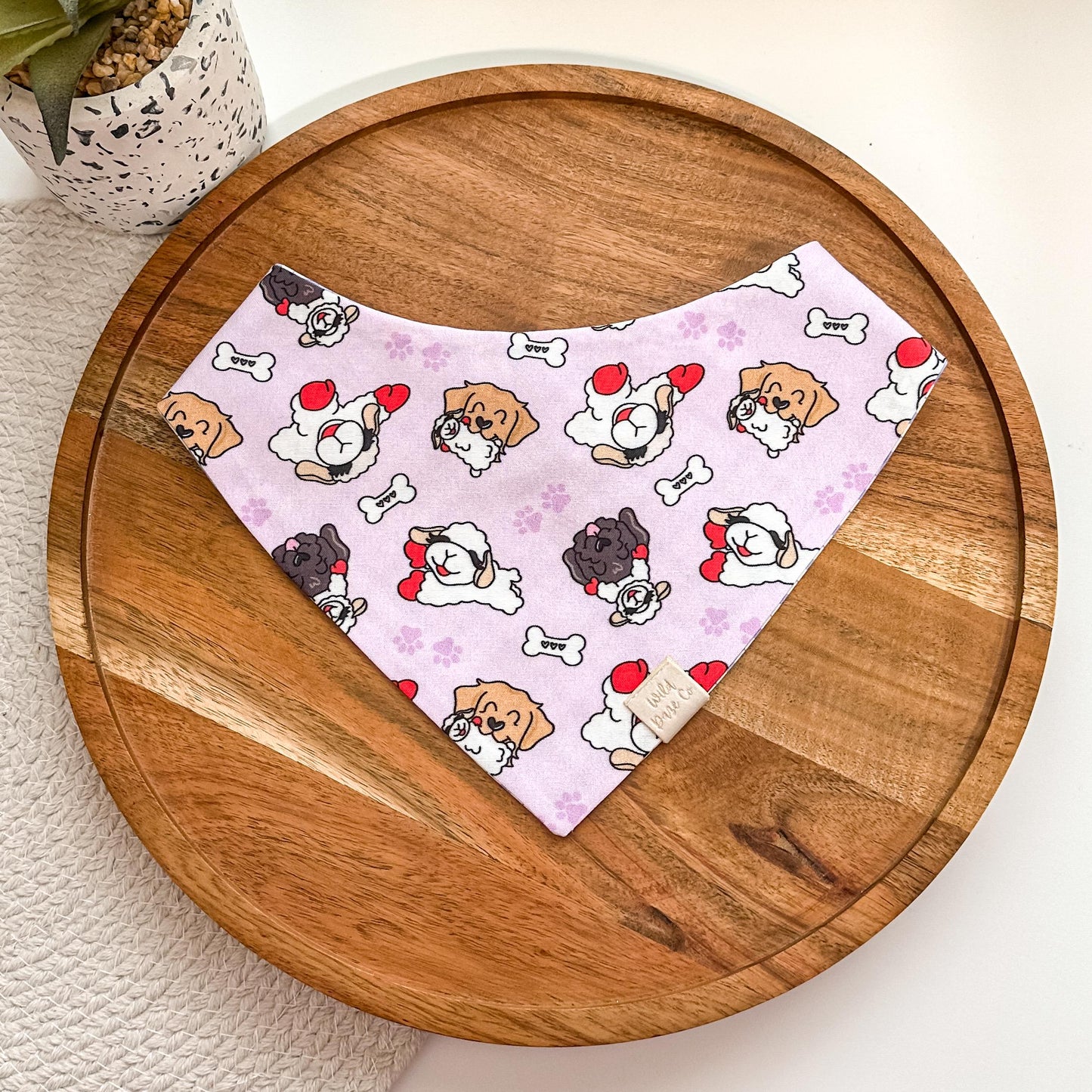 Pups and Lamby Dog Bandana