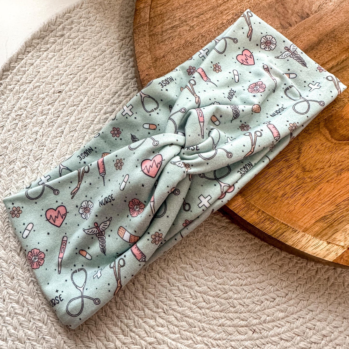 Nurse Floral Headband