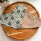 Squirrel Patrol in Sage Green Dog Bandana