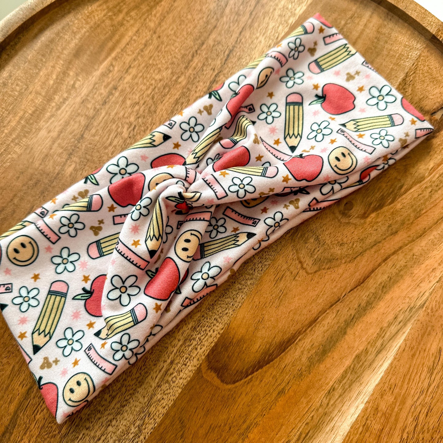 Apple and Smiles Teacher Headband