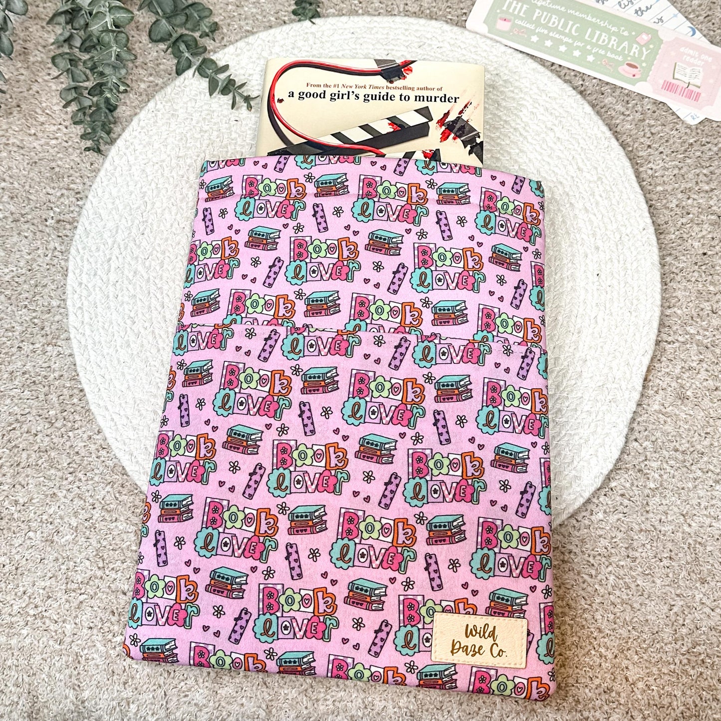 Book Lover Book Sleeve