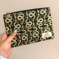 Green Gold Snakes Book Sleeve