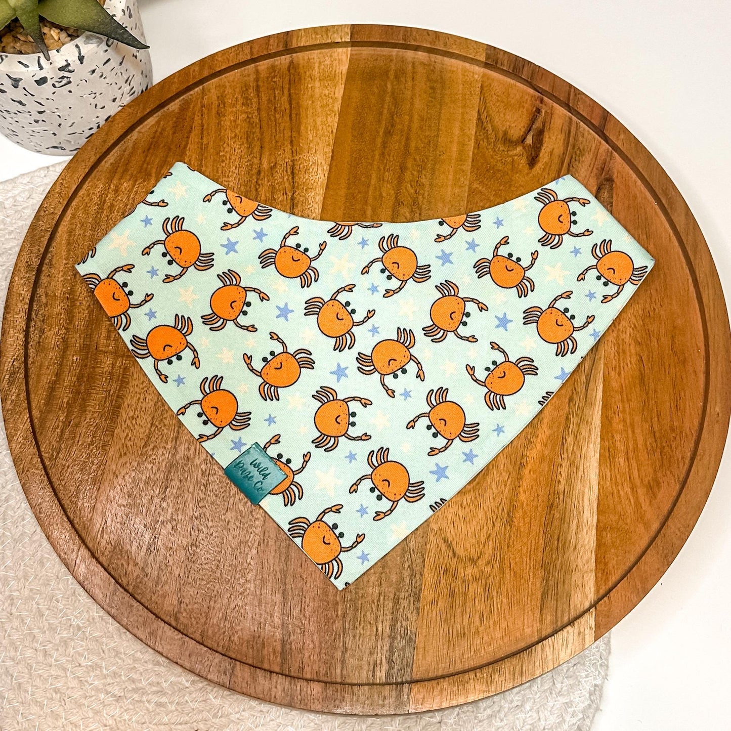 Pelicans and Crabs Dog Bandana