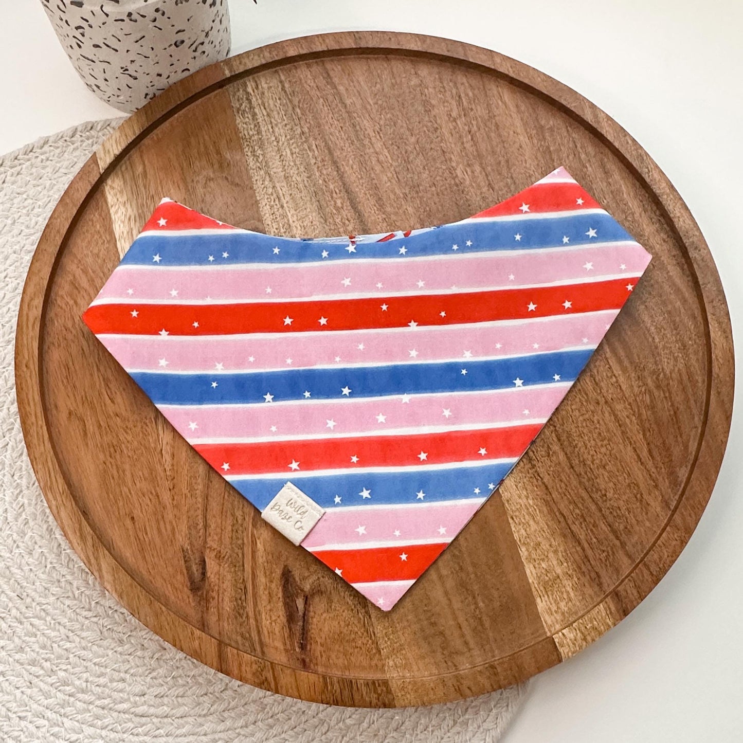 Americana Stars and Stripes Dog Bandana