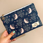 Blue Moon Floral Book Sleeve