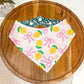 Pink Lemonade and Bows  Dog Bandana