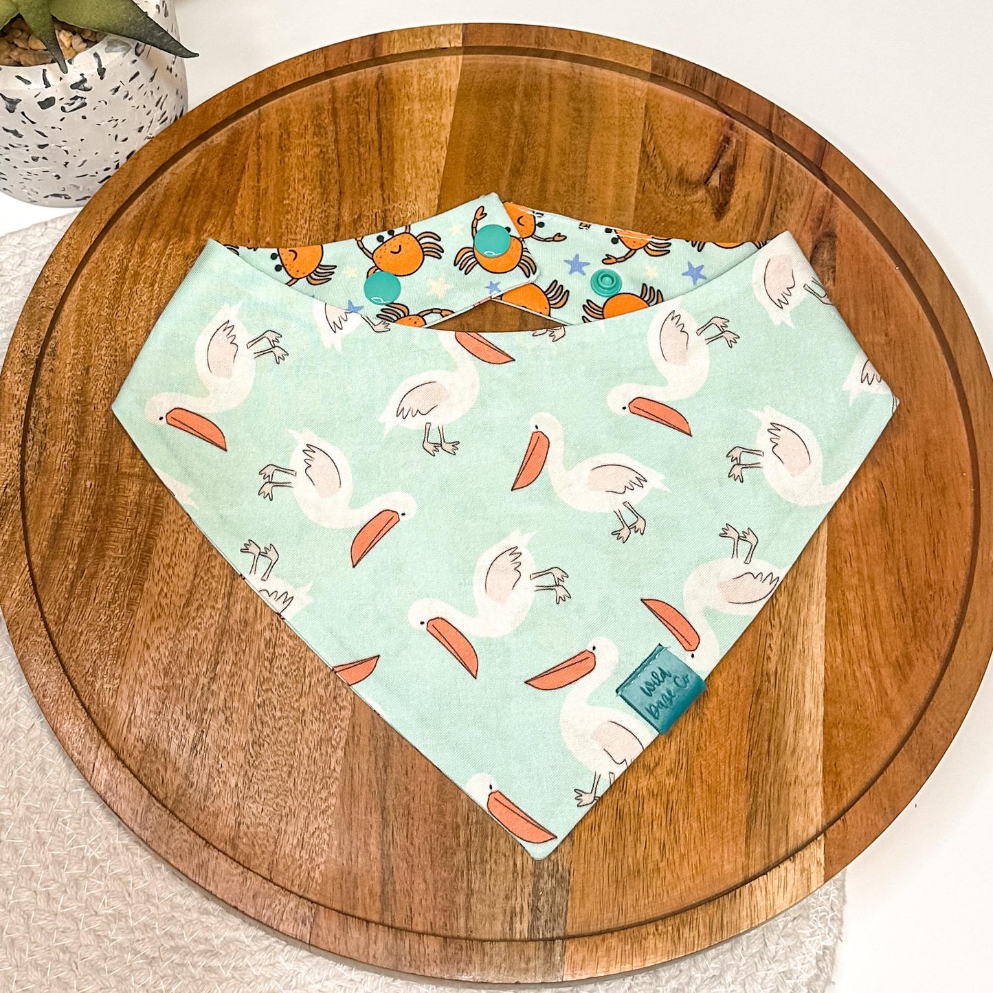 Pelicans and Crabs Dog Bandana