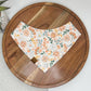 Blooming Flowers and Pups Dog Bandana