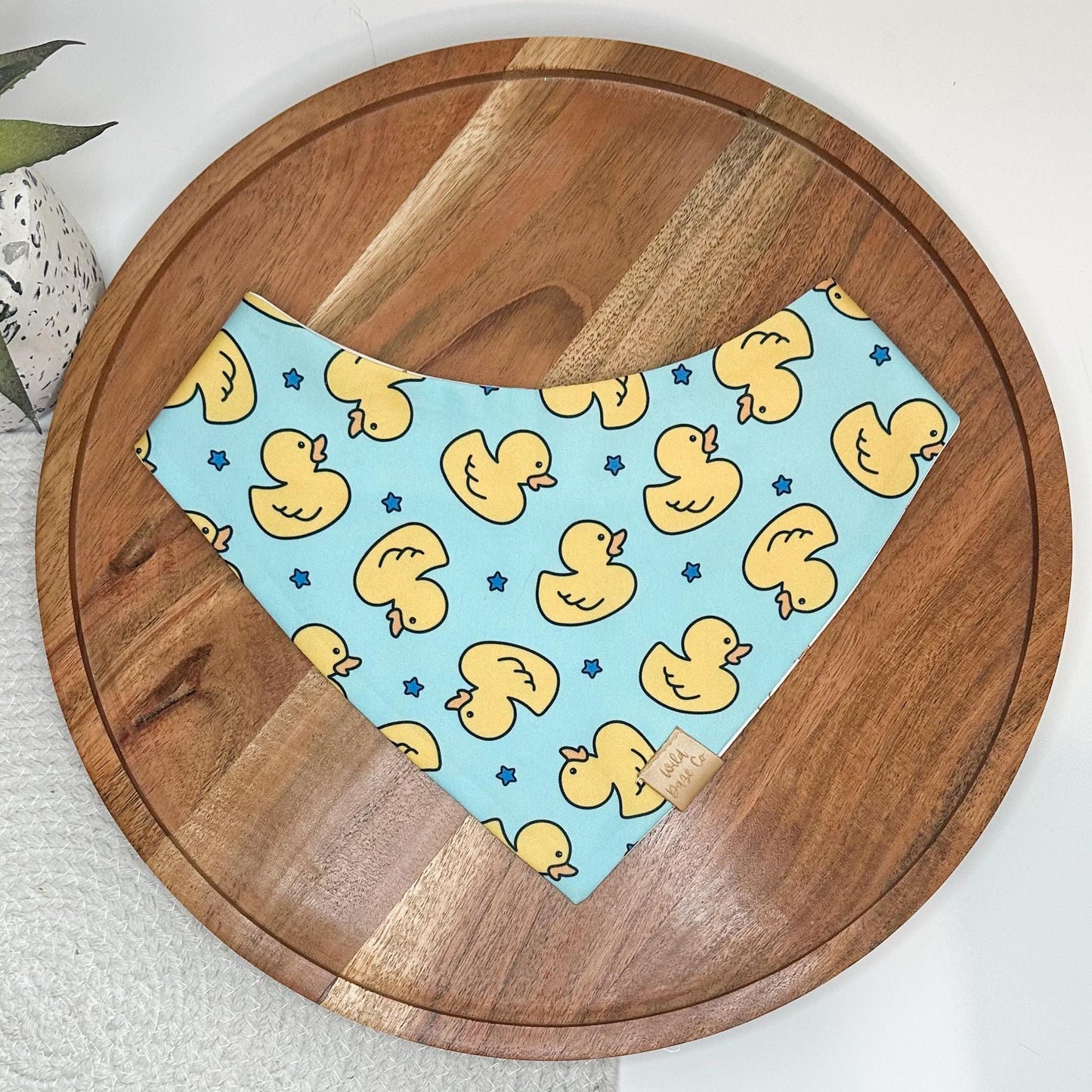 Rubber Ducky and Stars Dog Bandana