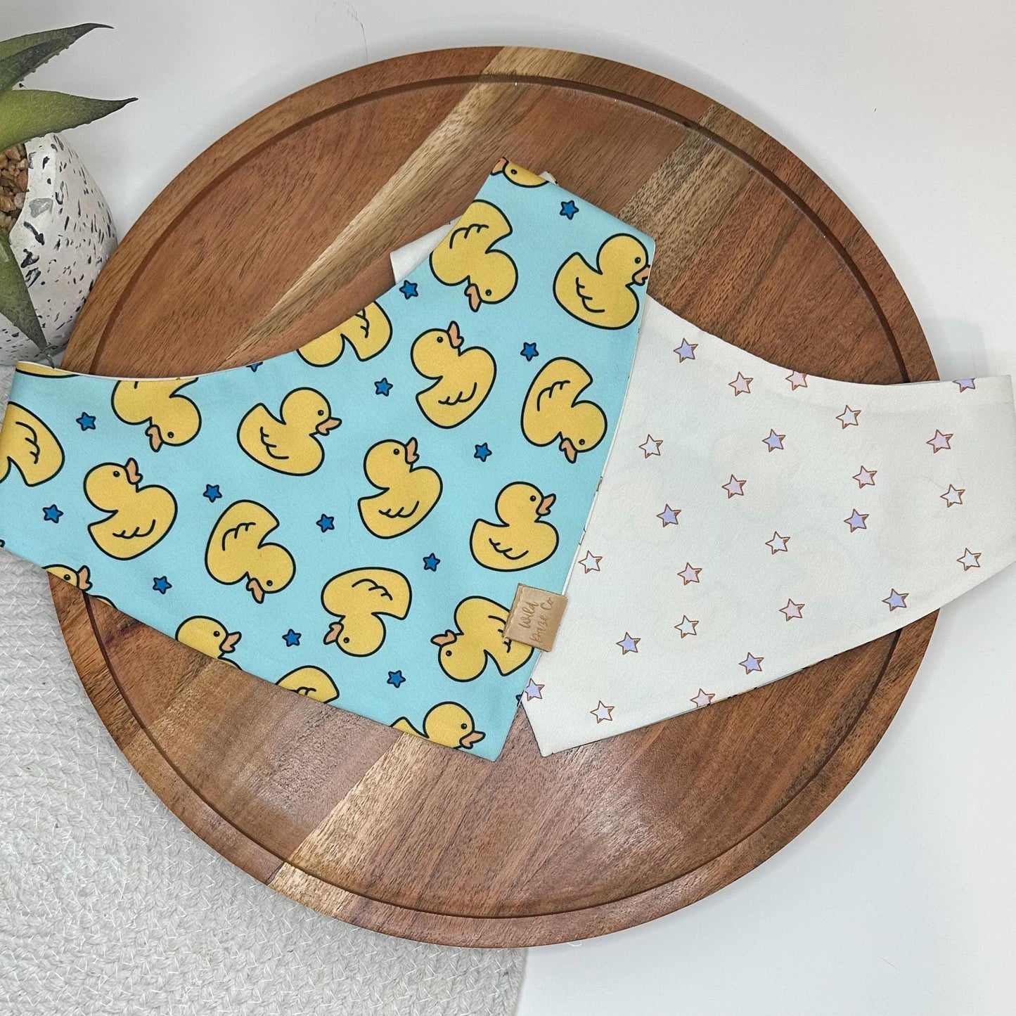 Rubber Ducky and Stars Dog Bandana