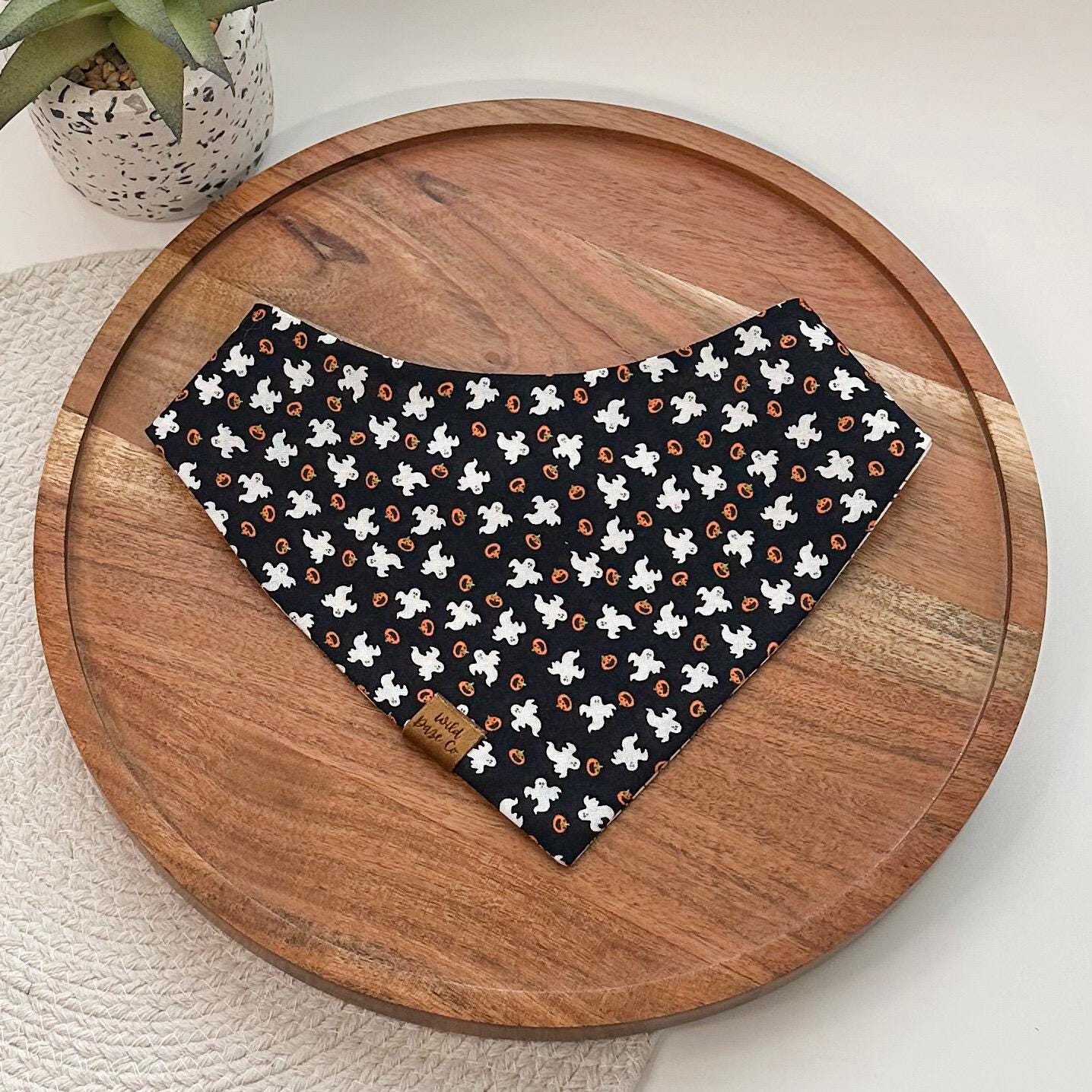 Retro Spooky Buses Dog Bandana