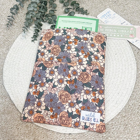 Blooming Floral Book Sleeve